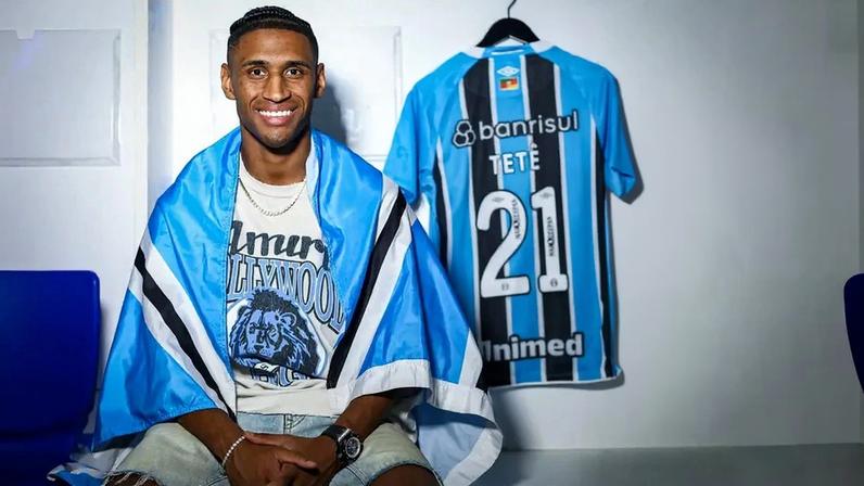 Tetê retorna ao Grêmio após sete anos. Foto: Lucas Uebel/Grêmio