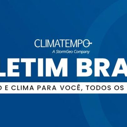 Previsão: chuvas fortes, temporais e calor intenso avançam pelo Brasil