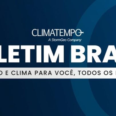 Temporais, chuva forte e calor devem atingir grande parte do Brasil