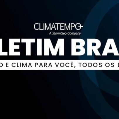 Frente fria traz temporais ao Sul e chuva forte em várias regiões