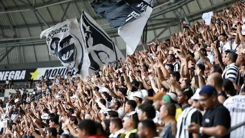 Torcida do Atlético na Arena MRV (Foto: divulgação Atlético)