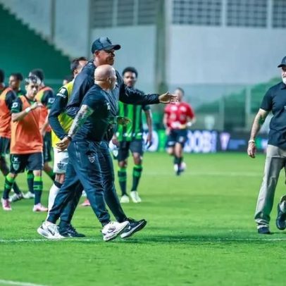 Disputa entre Sampaoli e Valentim provoca tumulto em América x Atlético