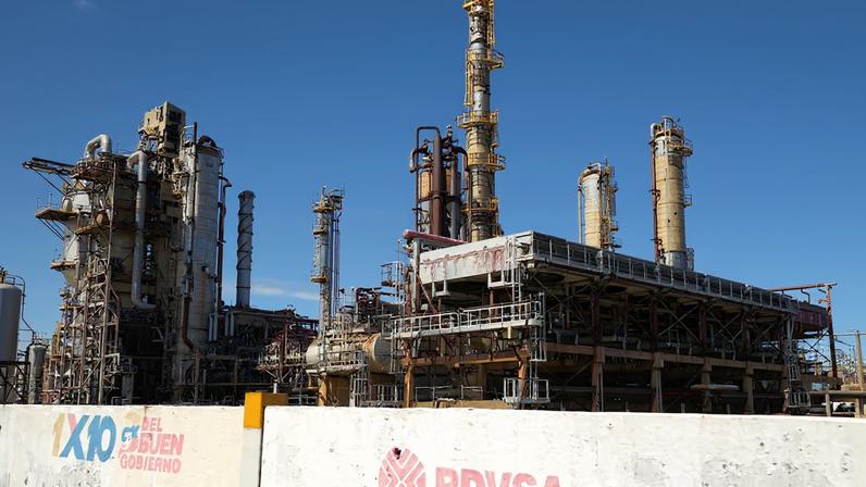 Installations of El Palito refinery of Venezuelan state oil company PDVSA, in Puerto Cabello