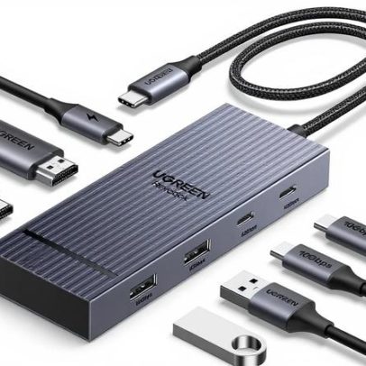 Amazon liquida docking stations em recorde com hub USB-C 7 em 1 da UGREEN