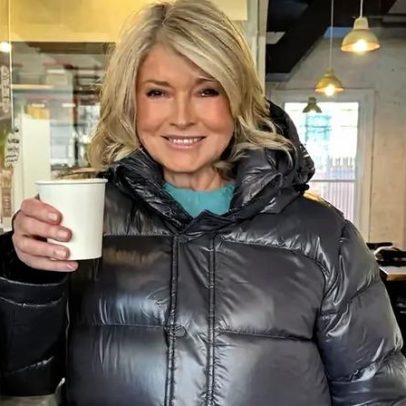Martha Stewart diz que jaqueta é sua favorita de todos os tempos, dizem funcionários