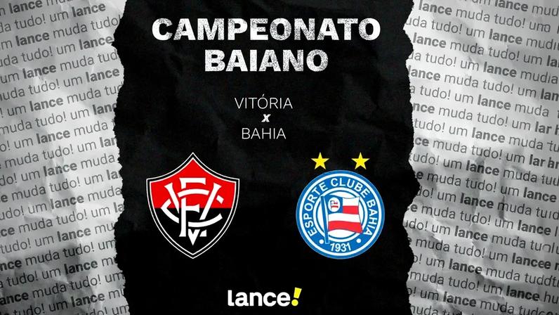 Vitória e Bahia se enfrentam neste domingo (Foto: arte / Lance!)