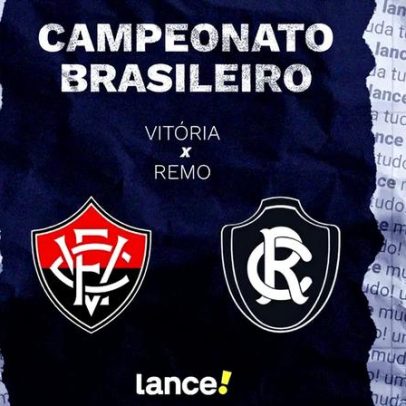 Vitória x Remo: horário, TV e escalações pelo Brasileirão