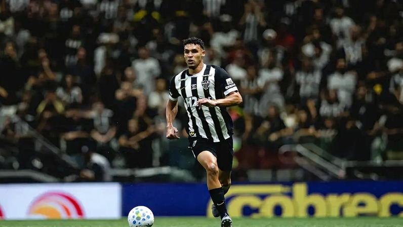 Victor Hugo marca seu primeiro gol pelo Atlético (Foto: Pedro Souza / Atlético)