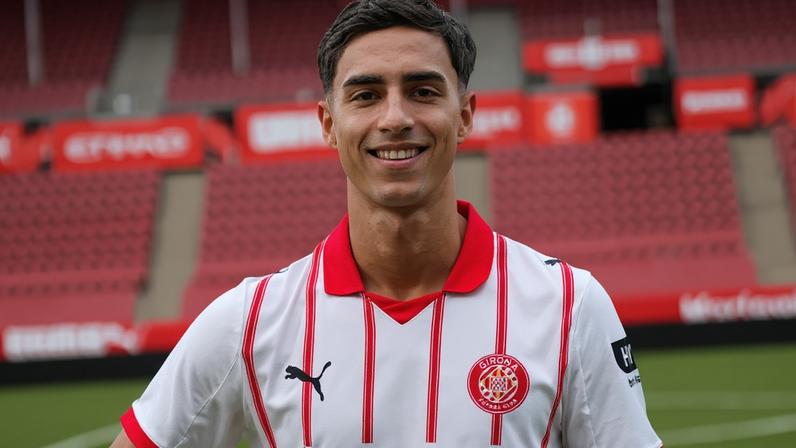 Vitor Reis, ex-Palmeiras, é destaque do Girona. (FOTO: Girona FC)