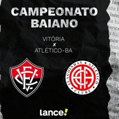 Vitória x Atlético de Alagoinhas: onde assistir ao vivo e escalações no Baianão