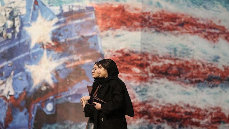Anti-U.S. billboard in Tehran