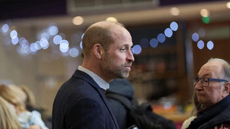 Britain's William, Prince of Wales visits the National Curling Academy in Stirling, Scotland, Britain, January 20, 2026. REUTERS/Russell Cheyne/Pool