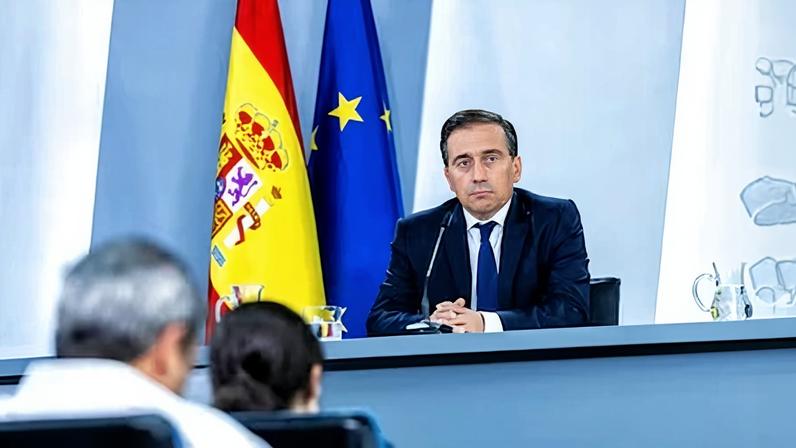 El ministro de Asuntos Exteriores, José Manuel Albares, durante una rueda de prensa posterior a la reunión del Consejo de Ministros, el pasado 9 de septiembre.