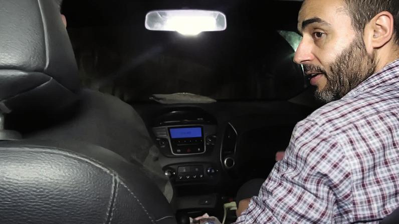 A screengrab shows according to the Israeli Army, Hamas Gaza chief Mohammad Sinwar, taken from a handout video