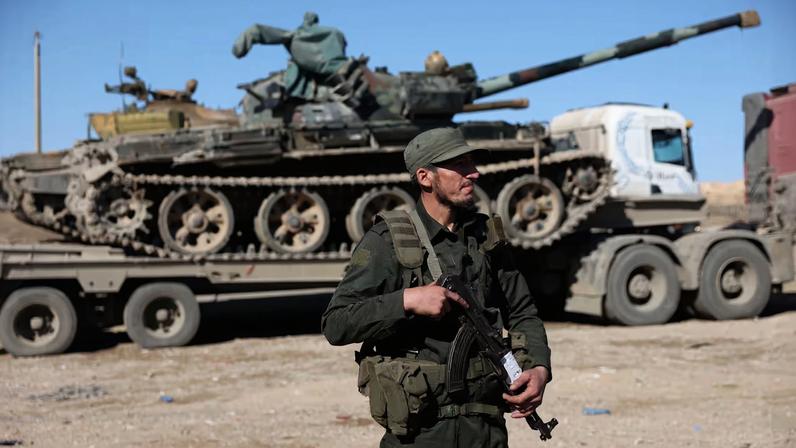 Siria tanque de las Fuerzas Democráticas