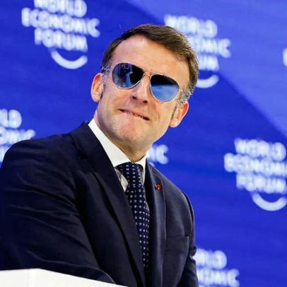 Óculos Top Gun de Macron viralizam enquanto líderes discutem Groenlândia