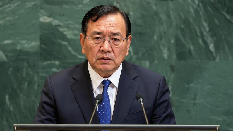 Cambodia's Deputy Prime Minister Prak Sokhonn addresses the 80th United Nations General Assembly (UNGA), at the U.N. headquarters in New York City, U.S., September 27, 2025. REUTERS/Caitlin Ochs/File Photo