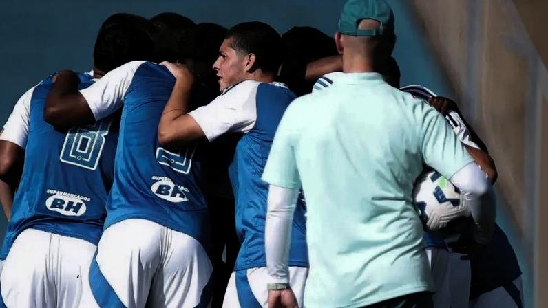 Time Sub20 do Cruzeiro (Foto: Gustavo Martins/Cruzeiro)