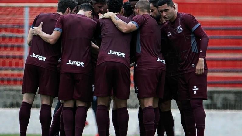 Jogadores do Capivariano em preparação para o Paulistão (Foto: Reprodução)