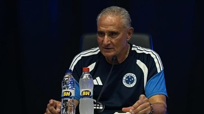 Apresentação de Tite como técnico do Cruzeiro (Foto: Eduardo Statuti/Lance!)