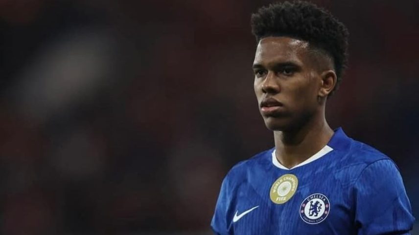 Estêvão em ação pelo Chelsea (Foto: Reprodução Instagram/Estêvão)