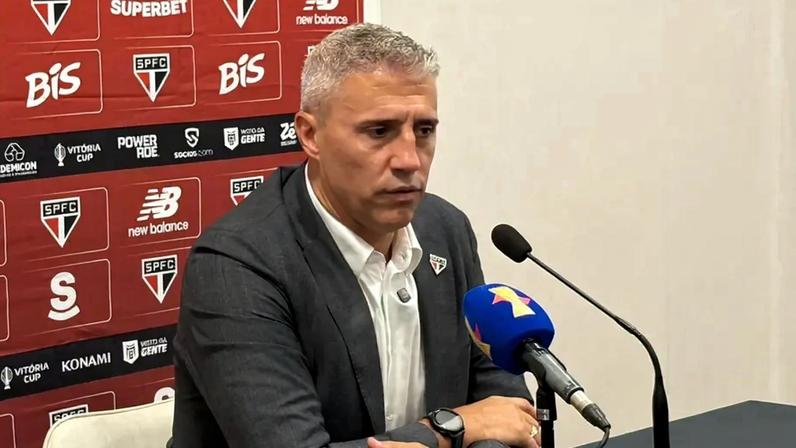 Crespo falou sobre resultado contra o Corinthians (Foto: Izabella Giannola/ Lance!)