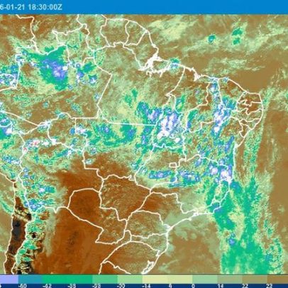 Chuva de ZCAS persiste em MG, ES e RJ
