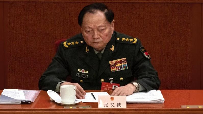 Gen. Zhang Youxia, then the vice chair of the Central Military Commission, attends the opening session of the National People’s Congress in Beijing.