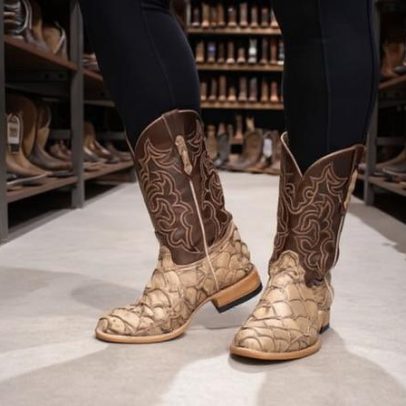 Botas de pirarucu financiaram pesca sustentável na Amazônia