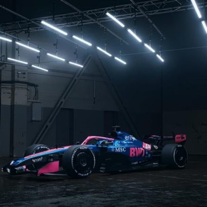 Alpine divulga imagens do carro da F1 2026