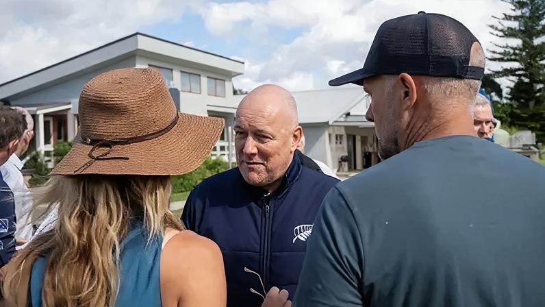 Prime Minister Christopher Luxon is visiting communities affected by the landslides
