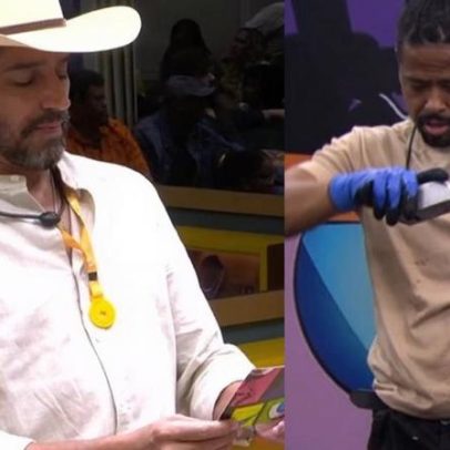 Leandro é barrado da festa do líder e xinga parente de Victor e Leo no BBB26