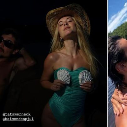 Famosos passam sábado ao ar livre para driblar o calor