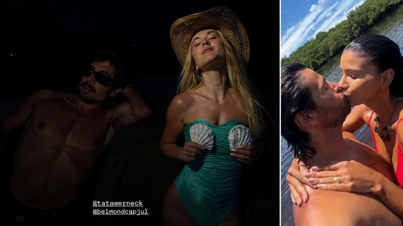 Tata Werneck e Rafael Vitti, Eliana, e Jakelyne Oliveira e Mariano — Foto: Reprodução/Instagram