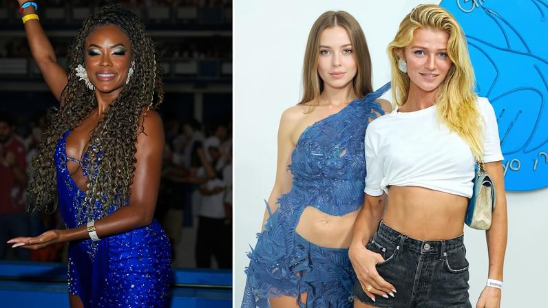 Lumena Aleluia, Giovanna Lancellotti e Cintia Dicker — Foto: Victor Chapetta/BrazilNews e Reprodução/Instagram