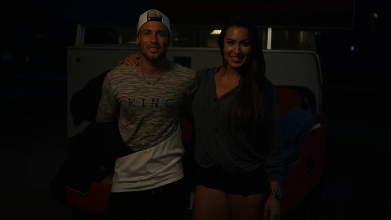Gracyanne com Neymar e Arnold Schwarzenegger em fotos de 2016 — Foto: Reprodução/Instagram