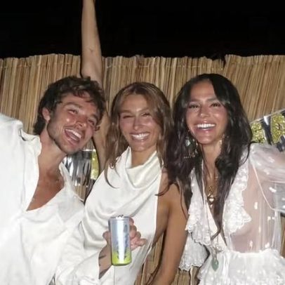 Sasha Meneghel divulga álbum em companhia do marido e de Bruna Marquezine