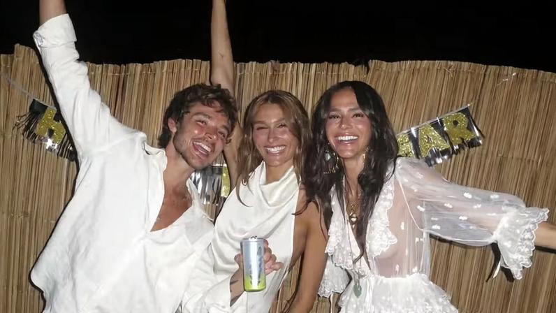 João Lucas, Sasha Meneghel e Bruna Marquezine — Foto: Reprodução/Instagram