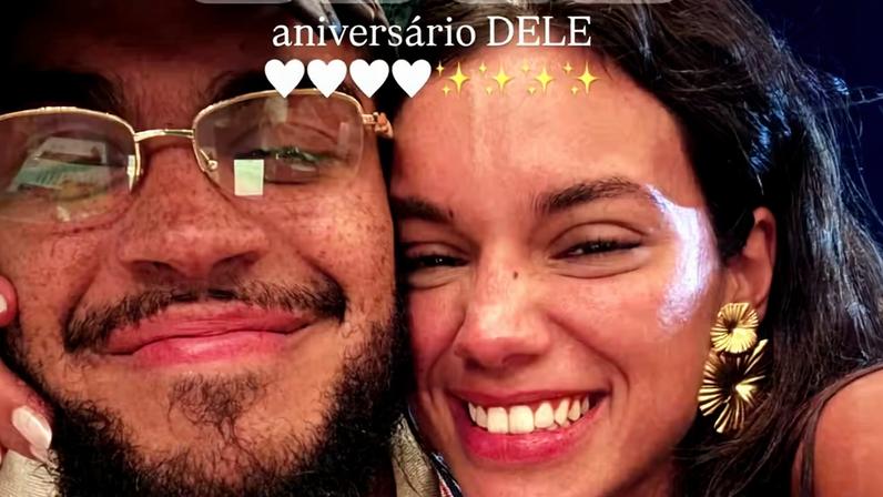 Francisco Gil completa 31 anos e comemora com a namorada, Alane Dias — Foto: Reprodução/Instagram