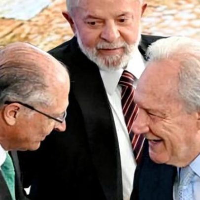 Alckmin homenageia Lewandowski após saída do governo