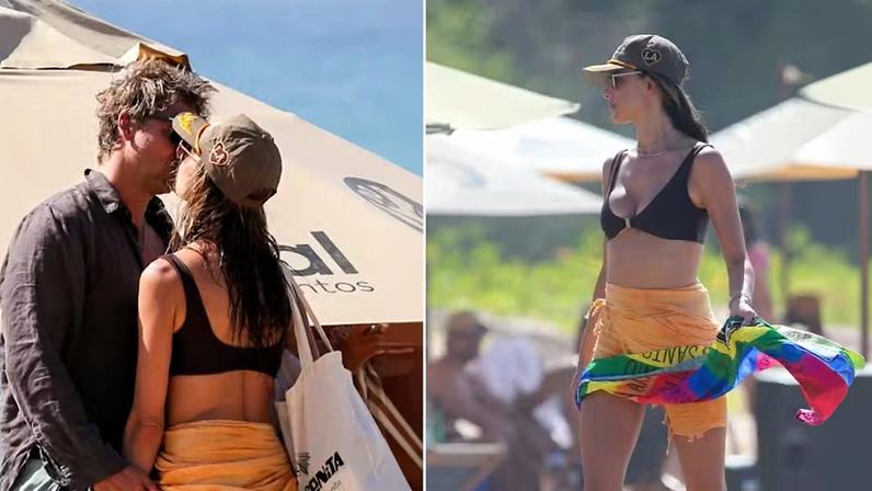 Alessandra Ambrosio e namorado, Buck Palmer — Foto: Agnews