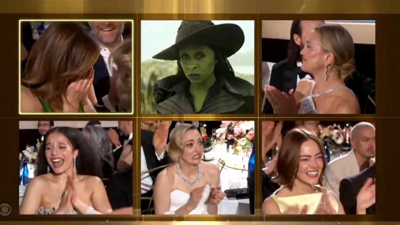 Amanda Seyfried winced when Rose Byrne beat her at the Golden Globes 2026 on Sunday.