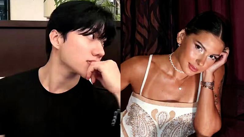 Sunghoon Jang 'deu em cima' de Ana Castela — Foto: Reprodução/Instagram