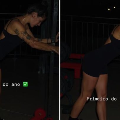 Ana Castela treina na folga de início de ano