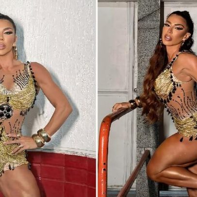 Rainha de bateria da Porto da Pedra participa de ensaio da escola