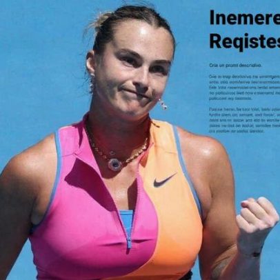Sabalenka avança em Melbourne com facilidade