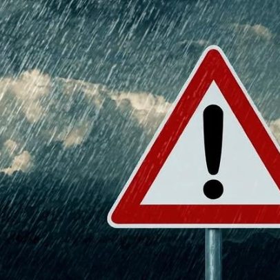 Alerta de chuva intensa em áreas do RJ, MG e ES