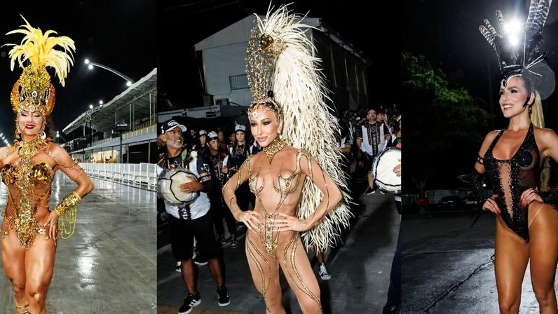 Sabrina Sato com transparência máxima e mais: famosas valorizam corpo e mostram samba no pé em ensaio técnico para o Carnaval 2026; veja fotos!