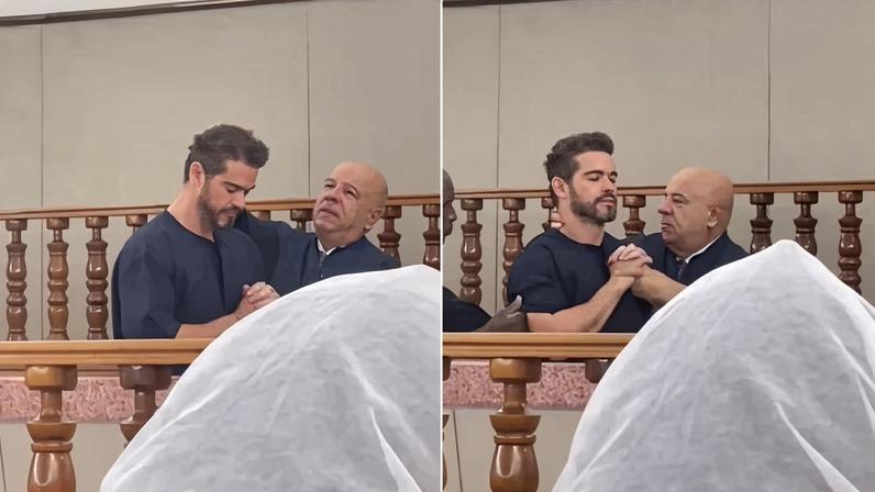 Na CCB, Sidney Sampaio passa por novo batismo