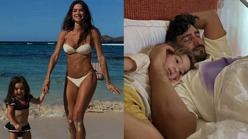 Thaila Ayala e Renato Góes com os filhos — Foto: Reprodução/Instagram